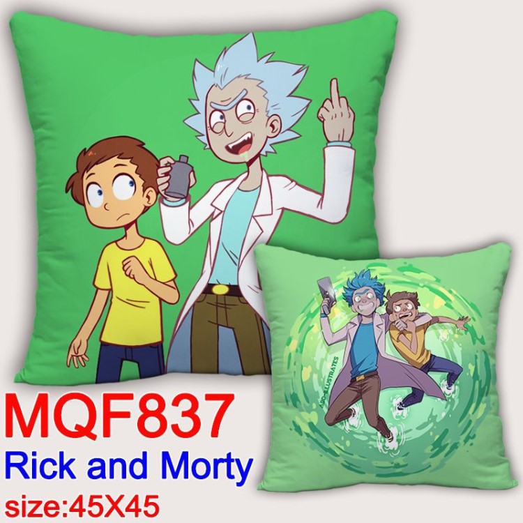 瑞克與莫蒂Rick and Morty周邊卡通抱枕沙發(fā)靠枕卡通定制廠家直銷