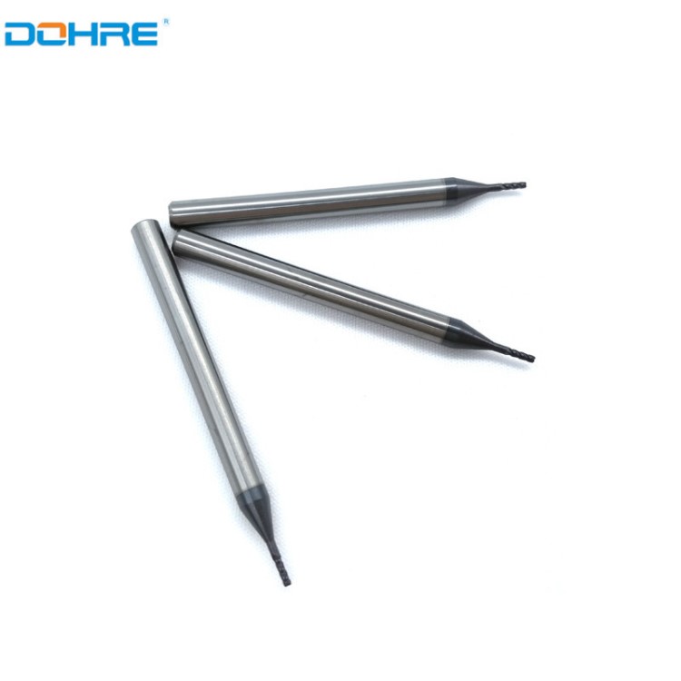 數(shù)控刀具 銑刀 45度 4刃 D1.0R0.2-4D-50L鎢鋼銑刀廠家直銷