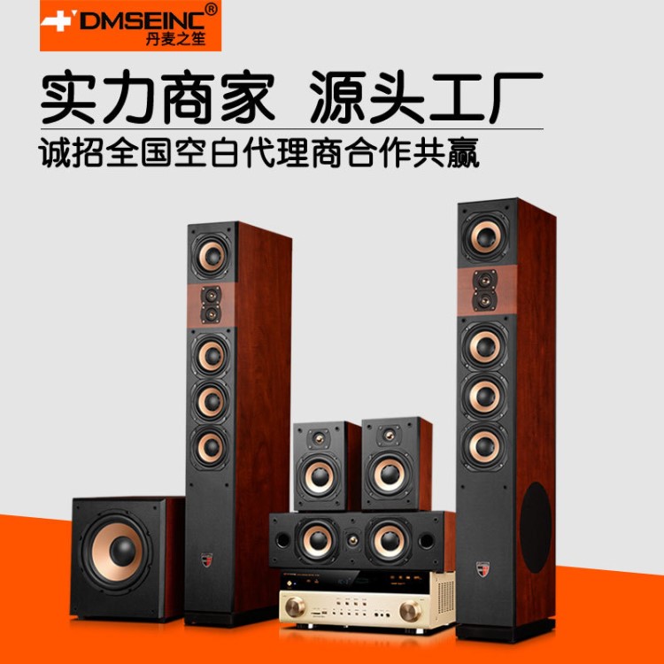 DMSEINC丹麥之笙5號家庭影院音箱套裝5.1木質(zhì)家用音箱批發(fā)