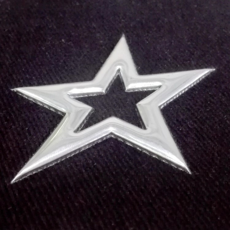 牛仔皮革服裝布料手袋包電熱壓TPU商標(biāo)點(diǎn)膠立體印花燙圖燙鉆商標(biāo)