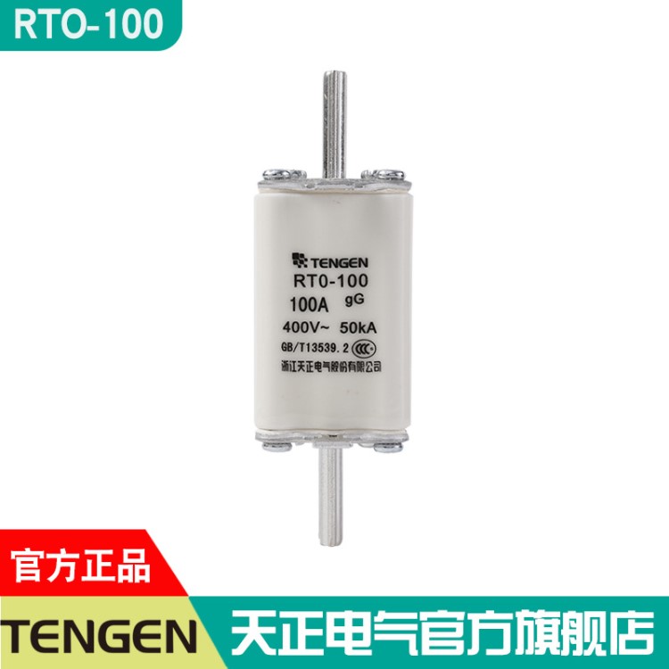 天正電氣 RTO-100體 熔斷器 熔芯 RT0-100A 63A 80A 陶瓷保險(xiǎn)絲