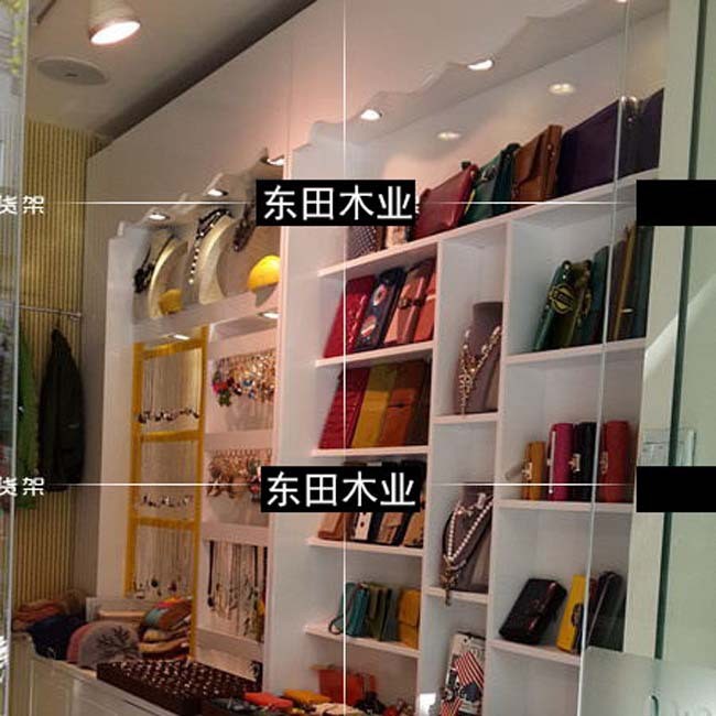 包包展示柜化妝品展示柜臺鞋展示架美妝服裝產(chǎn)品架烤漆貨架B