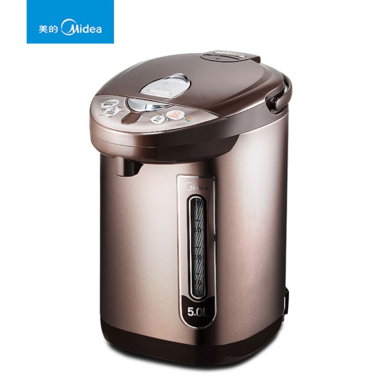 Midea/美的 PF703-50T電熱水瓶保溫家用全自動燒開水壺304不銹鋼