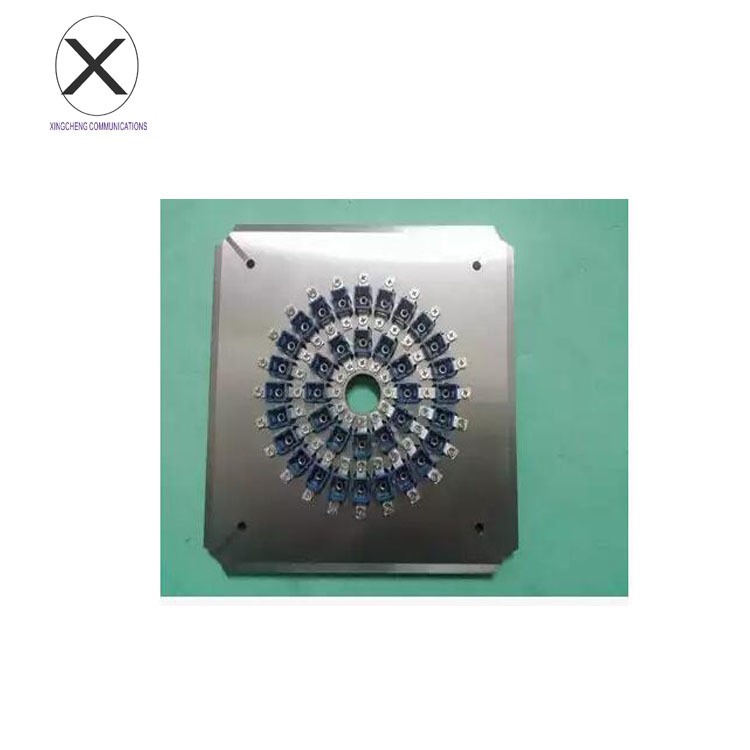 四角加壓光纖跳線研磨盤&ensp;研磨夾具 插芯盤SC PC/APC24/48