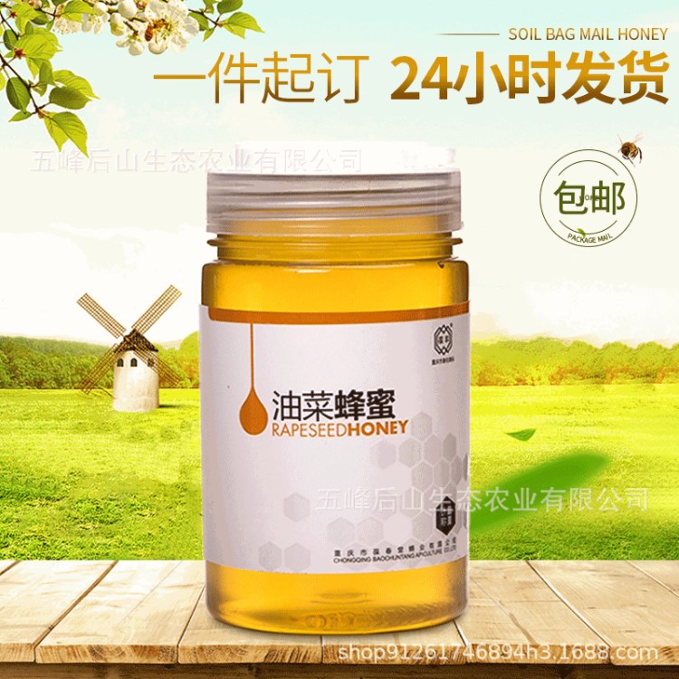 神農(nóng)架蜂蜜百花蜜500g/瓶散裝飲品野生油菜花蜂蜜 農(nóng)家自產(chǎn)土蜂蜜