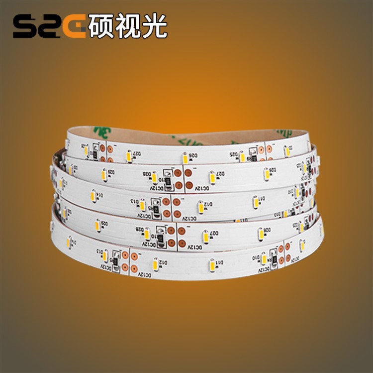 3014軟燈帶  60燈 12v 暗槽輪廓柔性燈條 工程質量裝飾光條 