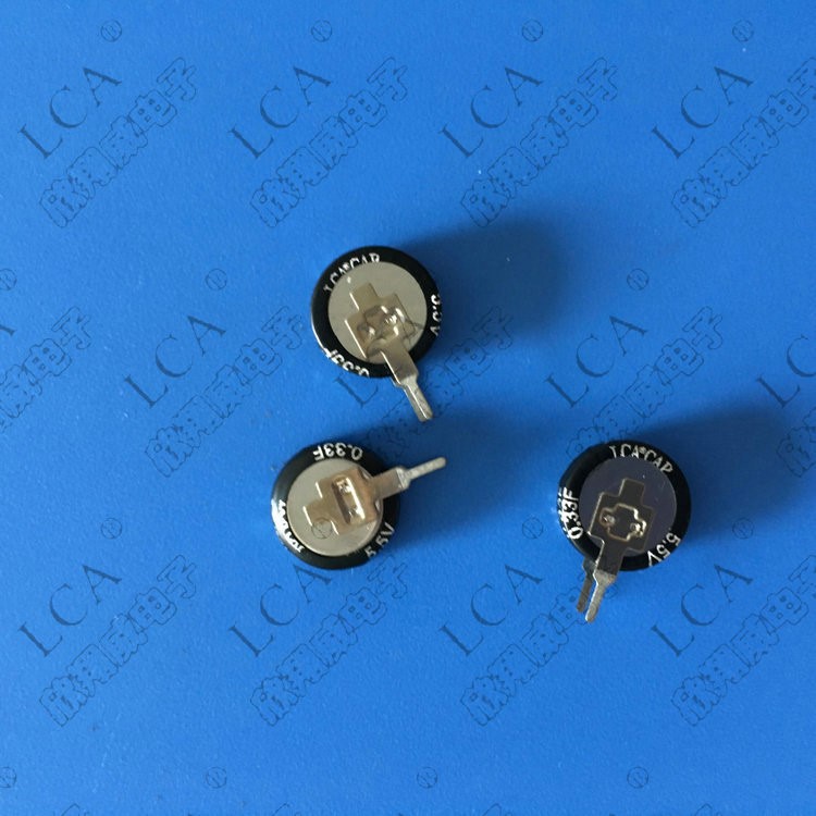 超級電容器 扣式V型 5.5V0.33F 法拉/黃金/電池電容