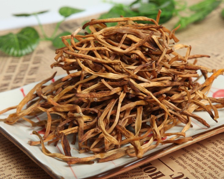 大興安嶺野生黃花菜乾黃花菜金針菜乾菜500克包郵