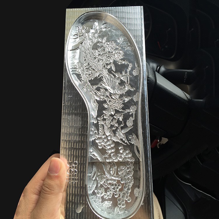 花型滴膠鞋底模具 高頻浮雕鞋底模 鋁模/銅模 滴塑模 可定制