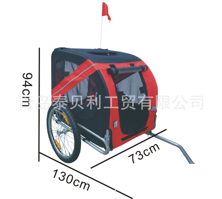 歐美自行車寵物拖車；狗狗拖車；野外戶外可折疊拆卸方便