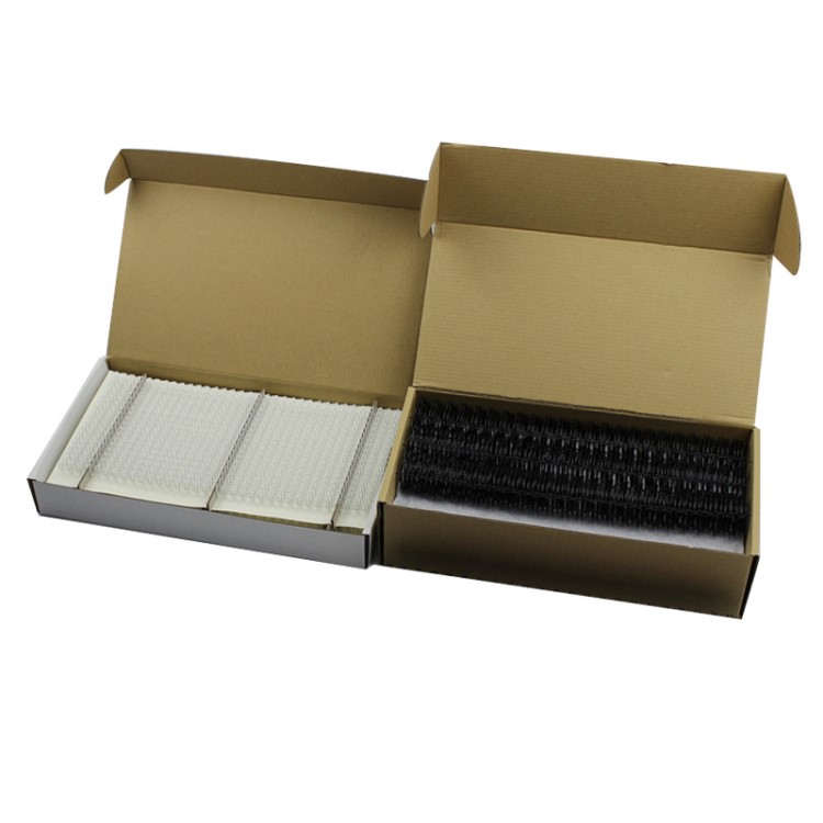 14.3mm裝訂鐵圈 裝訂鐵環(huán) 雙線圈3:1 裝訂機(jī)耗材 34齒100支裝