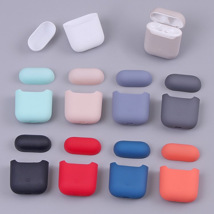 廠家直銷開模定制Airpods-2代藍(lán)牙耳機(jī)硅膠防摔防滑保護(hù)套