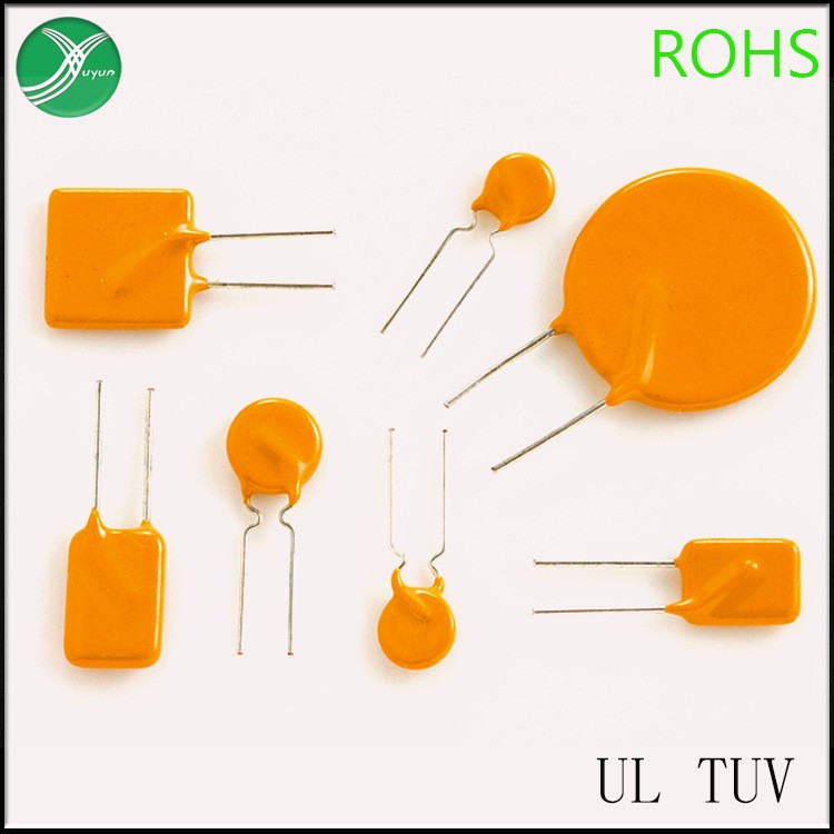 PPTC可恢复黄色弯角保险丝|60V可恢复保险丝|通过UL ROHS产品