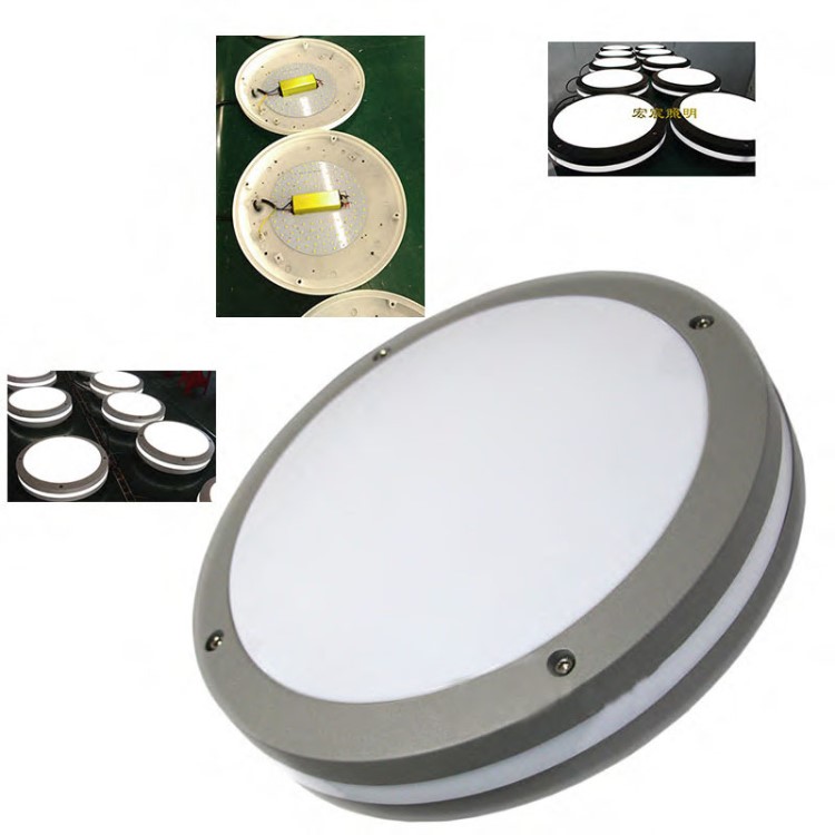 LED戶外防潮燈 led室外防水吸頂燈 18W 直徑300防潮防爆 戶外壁燈