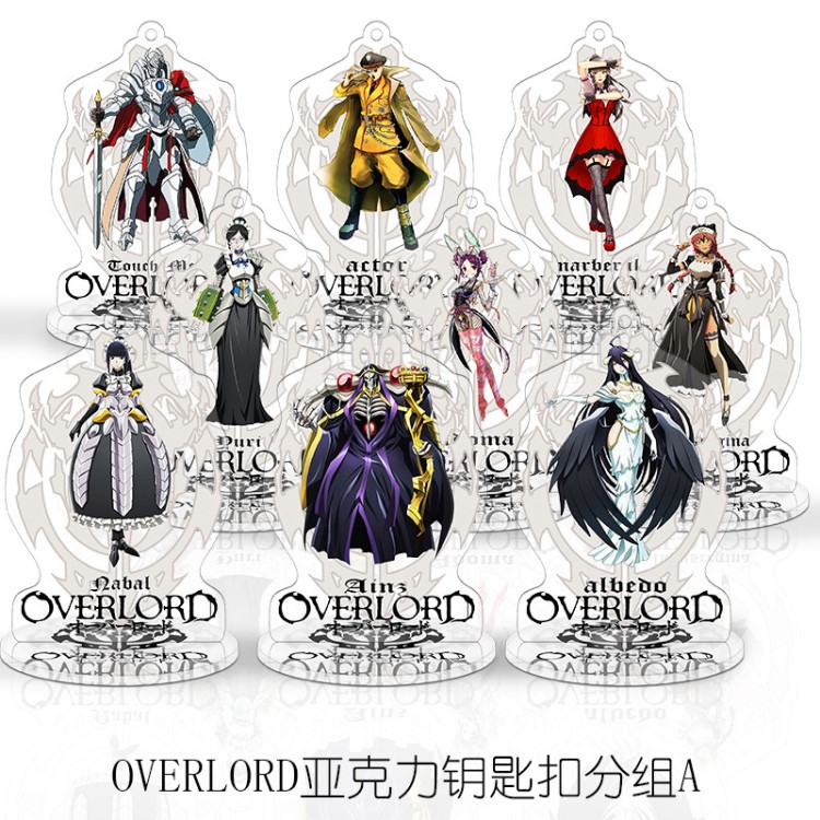 Overlord不死者骨傲天雅兒貝德周邊亞克力立牌書包掛件鑰匙扣