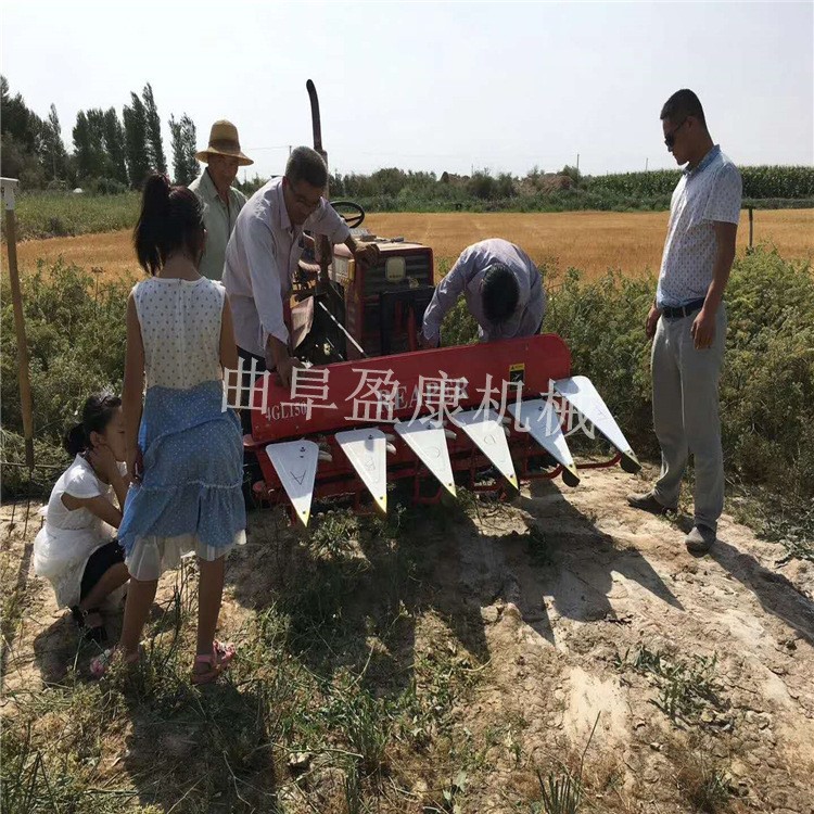 小型割曬機割臺 大型水稻大豆黃豆割曬機 青稞牧草藥材艾葉收割機