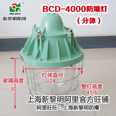 沈陽新黎明隔爆型防爆燈BCD-400分體可裝150W節(jié)能燈現(xiàn)貨批發(fā)