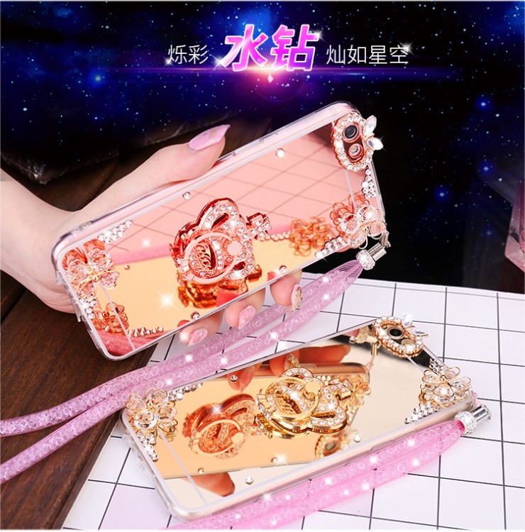 P320Pro華為手機殼Nova3i鏡面9plus暢享7mate120榮耀V8保護套鑲鉆