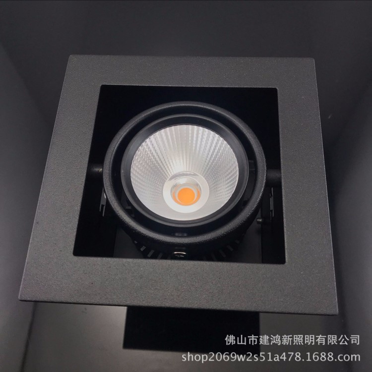 LED單頭斗膽燈 雙頭LED格柵燈 三頭COB斗膽燈 LED豆膽燈 雷士三雄
