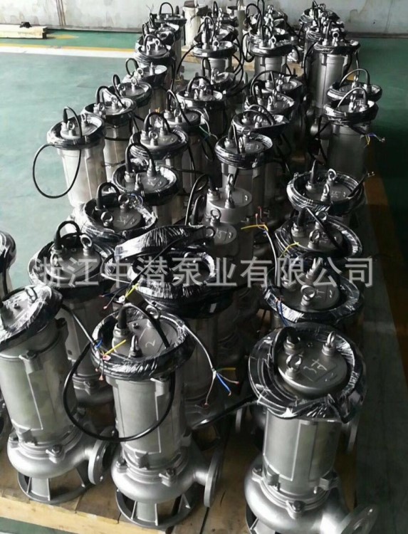 不銹鋼廠家 可定制 304 316 316L 全不銹鋼排污泵 22KW