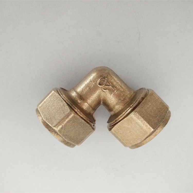 銅管件 銅接頭卡套式 等徑彎頭  自來水專用管件