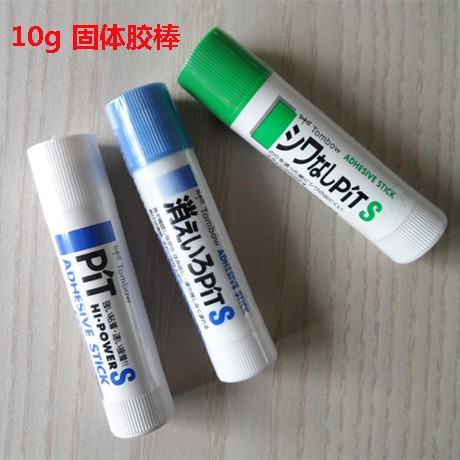 日本蜻蜓固體膠棒PT-TC 變色 速干 強力 膠棒10g 滿99元包郵