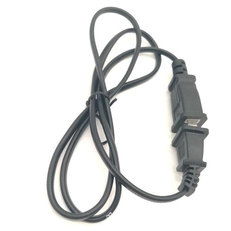 廠家直銷國標兩芯扁插扁線對插電源線 國標二芯公母對插電源AC線