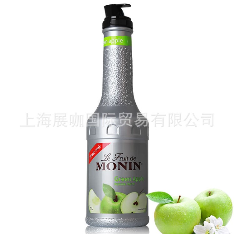 莫林 青蘋(píng)果果泥 MONIN/莫尼青蘋(píng)果泥 風(fēng)味果泥莫林果醬1L