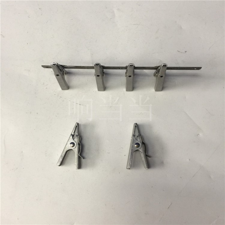 55MM帶卡扣夾子 噴涂線不銹鋼掛夾 自動(dòng)線噴油彈夾掛具配不銹鋼夾