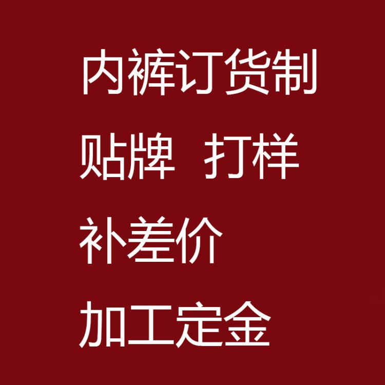 工廠女士內褲定做 貼牌定制 定做 內褲定制  內褲定做  加工 打樣