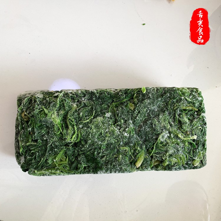 廠家大量出售 速凍薺菜塊 冷凍薺菜批發(fā)零售新鮮蔬菜山野菜