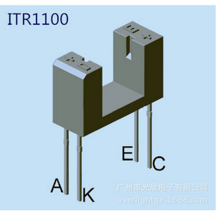 現(xiàn)貨槽型光電開(kāi)關(guān)ITR1100 對(duì)射型光電開(kāi)關(guān) 槽型光耦