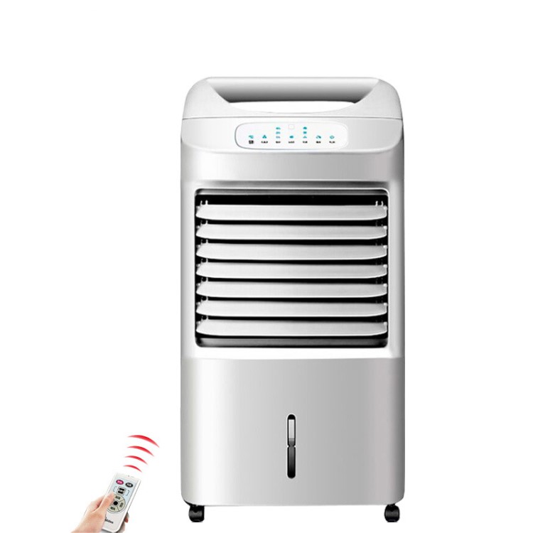 美的空調扇AD100-U冷暖兩用暖風機家用電熱取暖器制冷制熱小空調