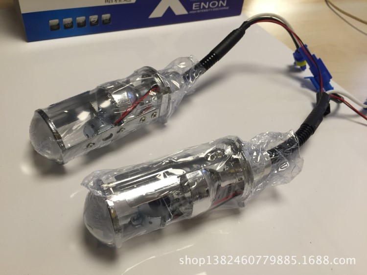 氙氣燈聚光H4 HID H4雙光透鏡 汽車大燈透鏡