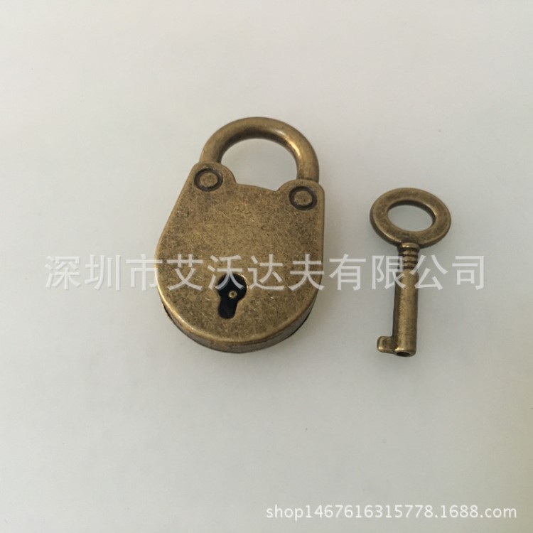 仿古掛鎖 廠家直銷青銅鎖仿古青銅小掛鎖