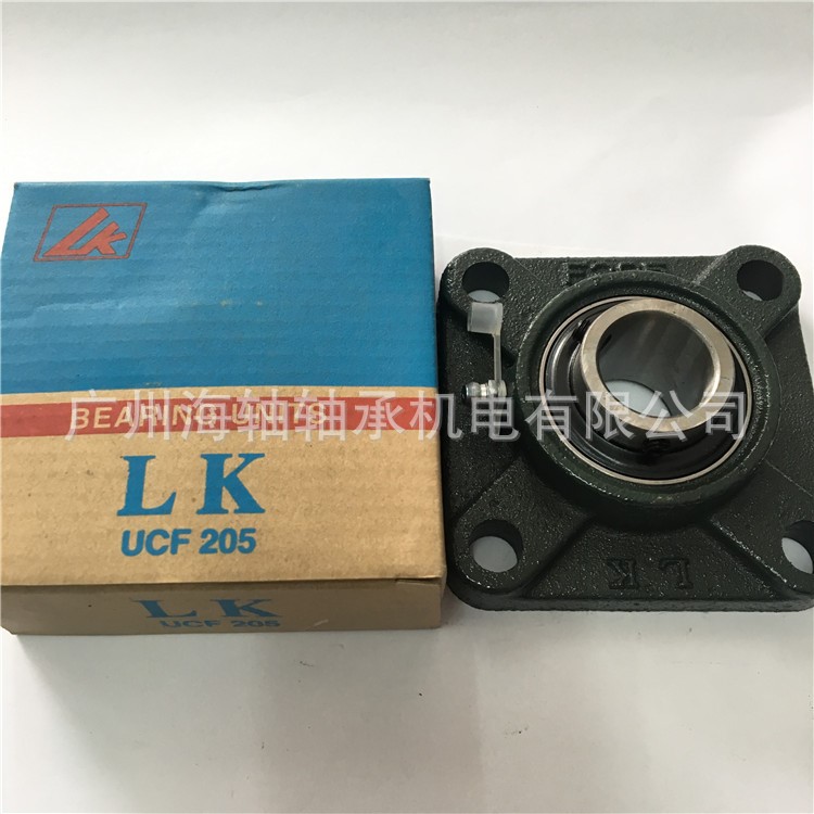 外球面軸承 帶座軸承 泉州LK軸承 四方型UCF212軸承 廣州番禺現貨