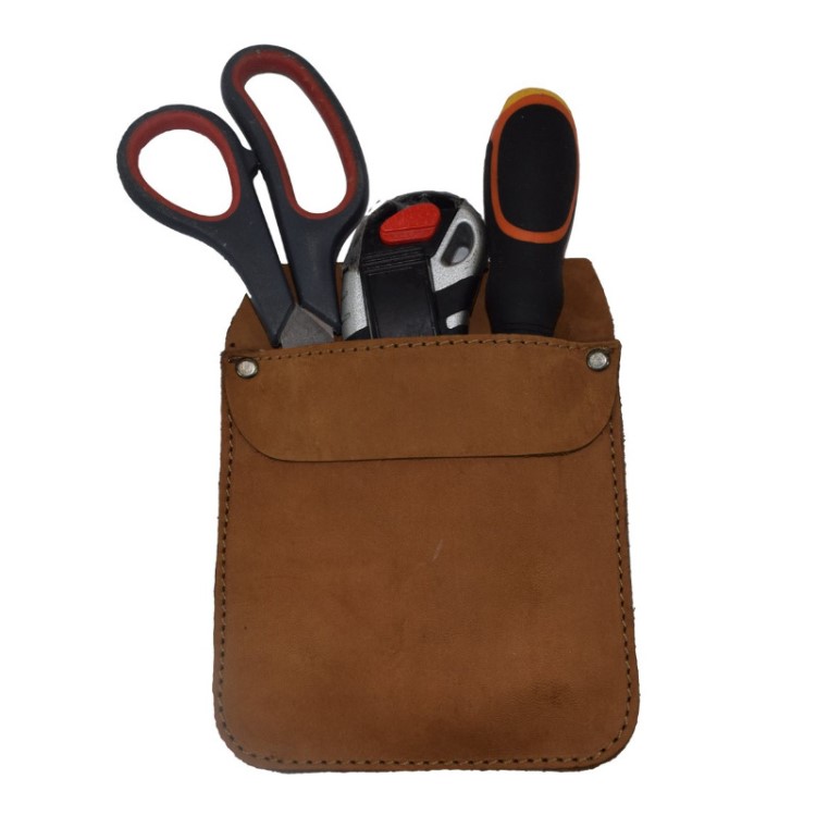 亞馬遜爆款皮革工具收納包 金屬工具整包 PU皮工作工具零件收納包