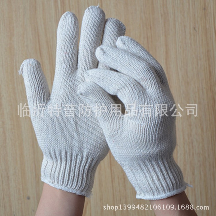 外貿手套cotton gloves 700克足重棉紗手套 線手套 勞保手套 工地