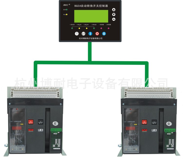 DW45框架式雙電源控制器BQ3A  液晶顯示  接線方便帶油機啟動