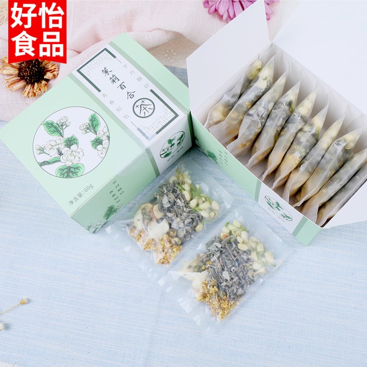 静心睡眠花草茶 袋装桂花百合茉莉花茶 OEM代加工花草茶批发厂家