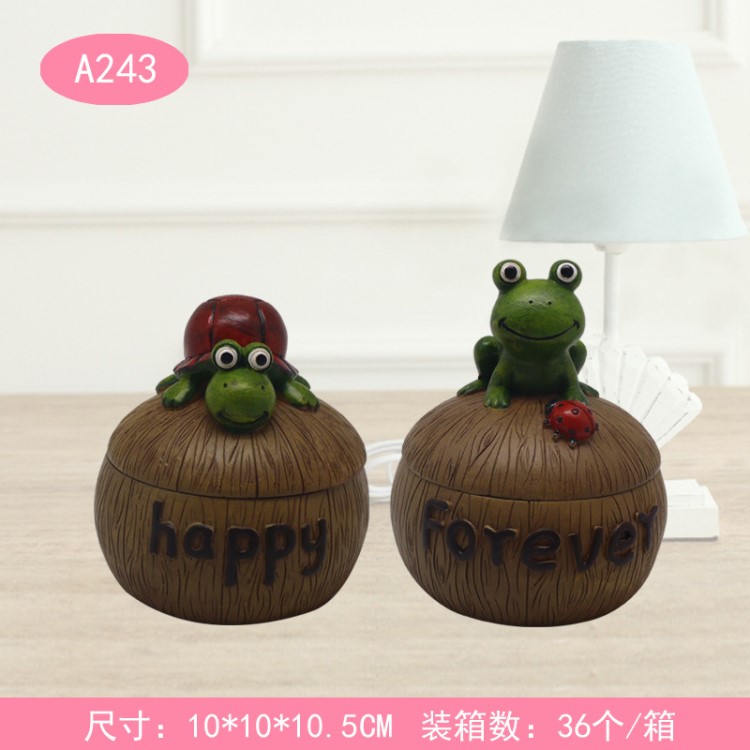 跨境創(chuàng)意個性動物煙灰缸 樹脂工藝品擺件  家居擺設(shè)品