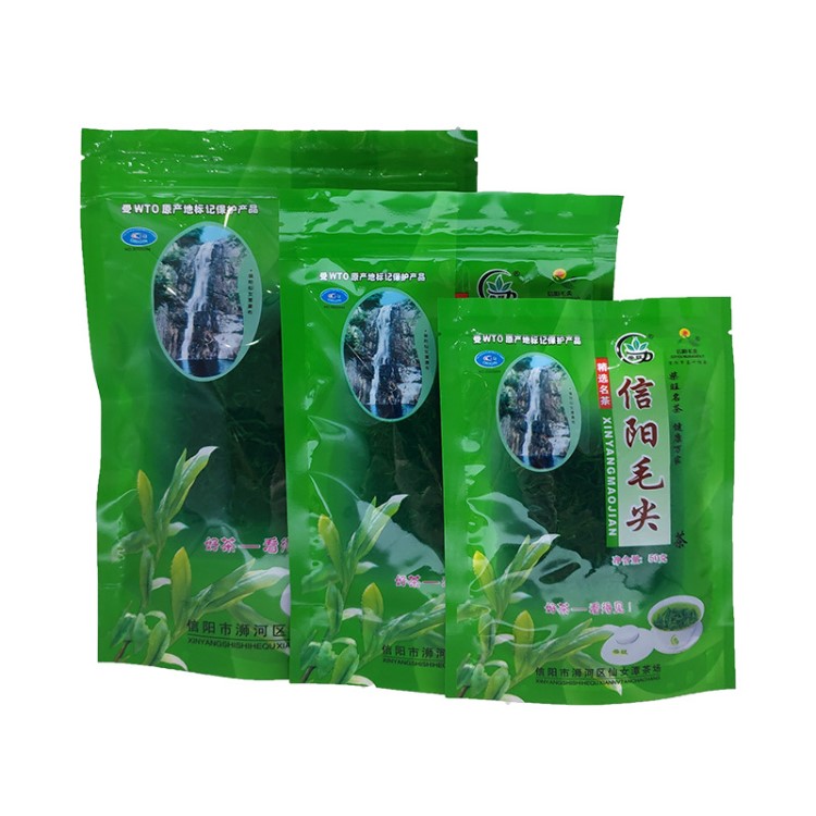 信陽毛尖2019年新茶 濃香型綠茶 精品超市茶葉 袋裝毛尖一件代發