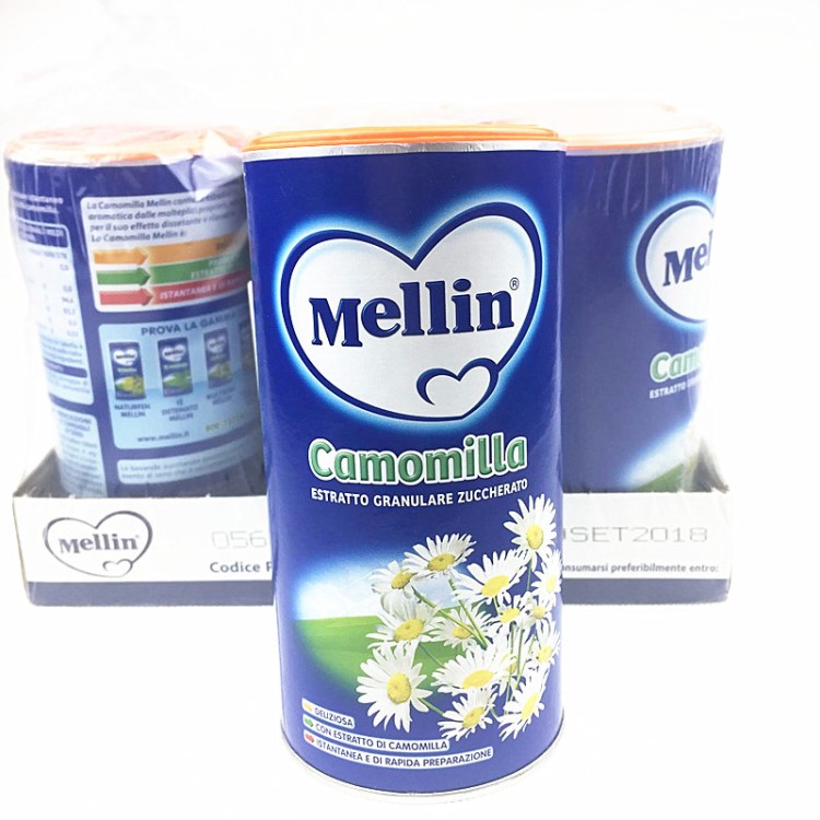 意大利Mellin/美林 嬰兒菊花晶 寶寶奶粉伴侶開胃降火 菊花茶200g