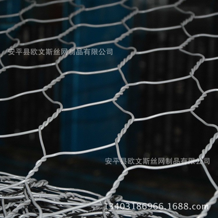 工廠批發 防汛用鉛絲石籠網  護岸護坡用雷諾護墊 河道格賓網