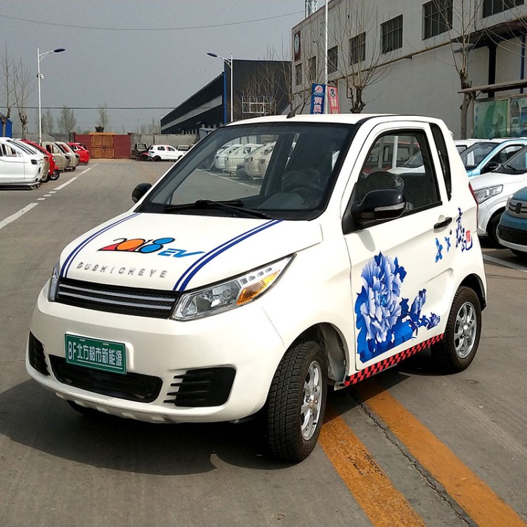 批發(fā)電動四輪車成人電動汽車兩座小型代步車家用轎車新能源觀光車