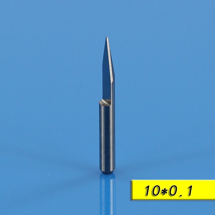 平底尖刀3.175mm雕刻刀 中心錐度尖刀 數(shù)控電腦雕刻機(jī)刀具10只裝