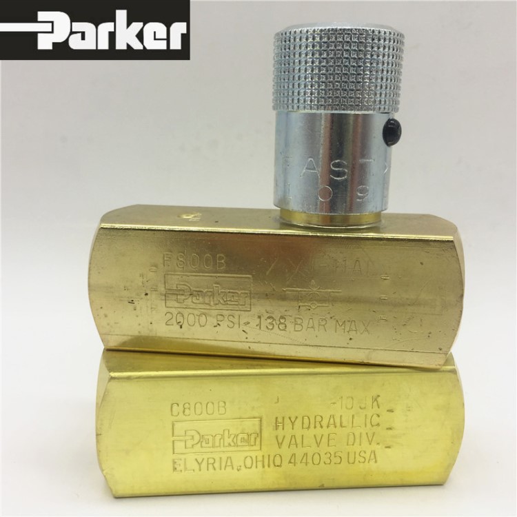 代理美國派克parker管式單向節(jié)流閥SPF800B和C800B止回閥現(xiàn)貨