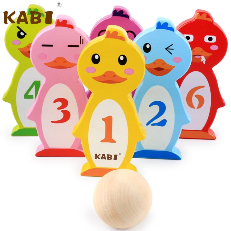 卡比 趣味保齡球KB10 益智親子互動啟蒙玩具 運動球類0.9