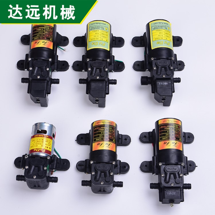 廠家供應(yīng)農(nóng)用打藥電動(dòng)噴霧器水泵12V 隔膜泵高壓自吸智能水泵批發(fā)