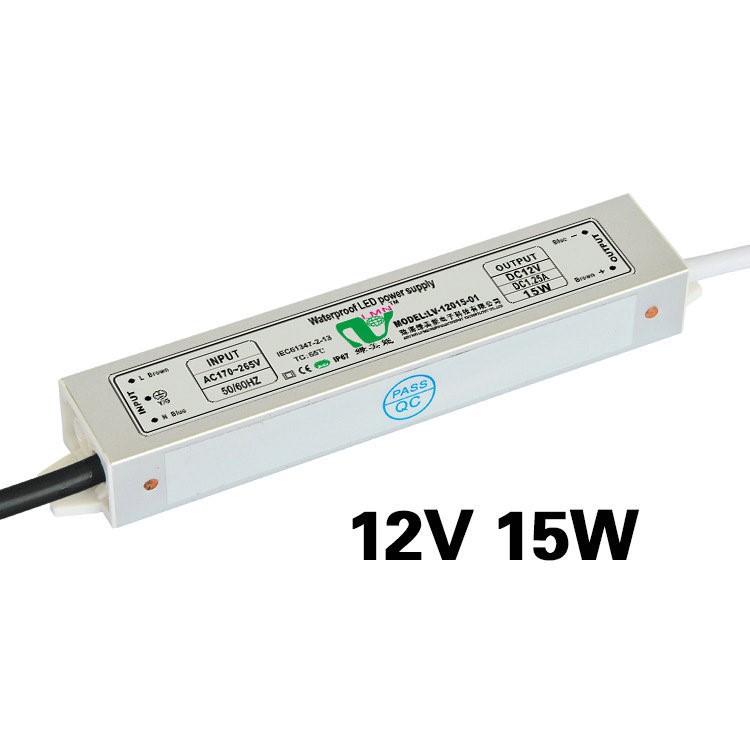 長(zhǎng)期供應(yīng)15W12V12v開(kāi)關(guān)電源 LED跑馬燈電源 LED投光燈電源